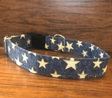 Patriotic Distressed Blue With Stars