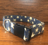 Patriotic Distressed Blue With Stars